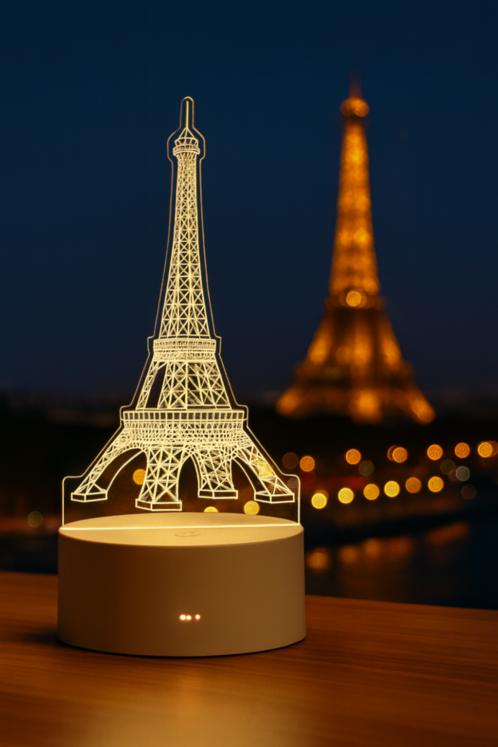 Eiffel Tower Night Light