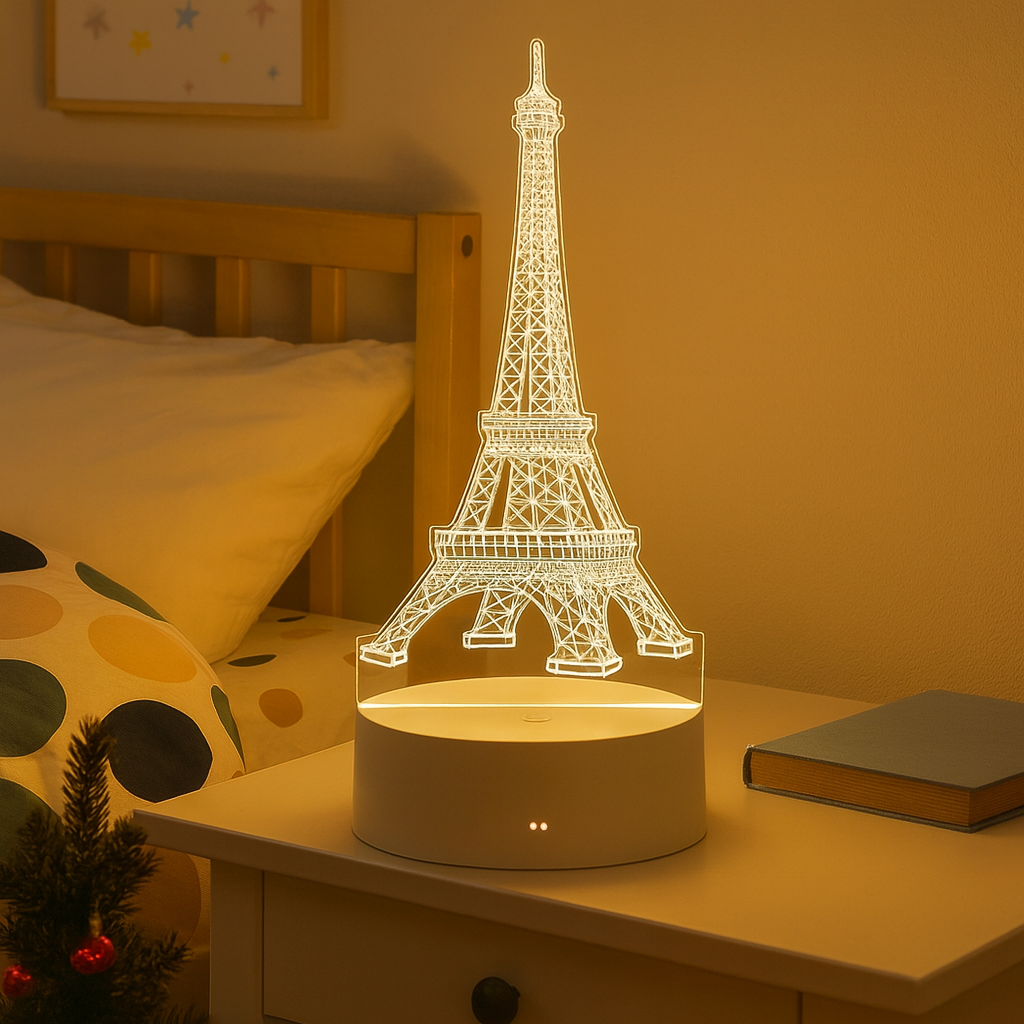 Eiffel Tower Night Light